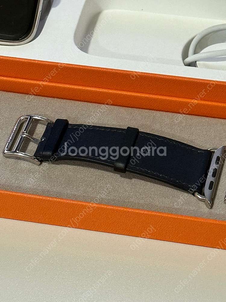 애플워치 에르메스 8 실버 45mm 풀박스--8
