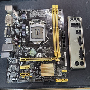 Asus H81M-K 4세대 메인보드 팝니다 (nvme 가능)