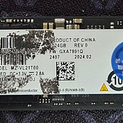 국내정품 Samsung PM9A1 1TB 판매합니다. (24년 5월 구매)