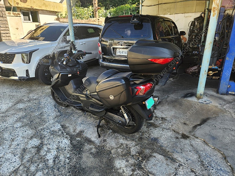 부산 버그만650. 사이드박스+브라켓 팝니다--1