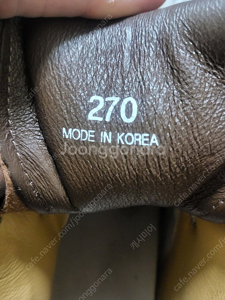 에코로바 수제등산화 265~275미사용신품--1