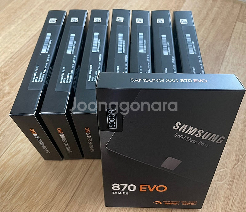 [미개봉] 삼성 SSD 870 EVO 500GB 여러대...--1