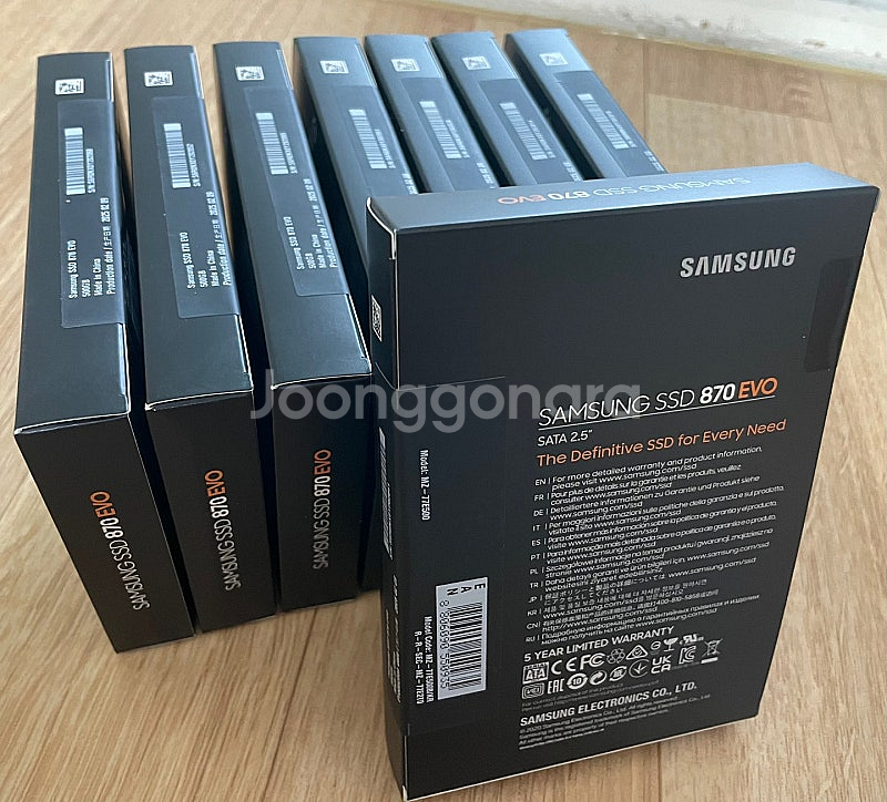 [미개봉] 삼성 SSD 870 EVO 500GB 여러대...--2