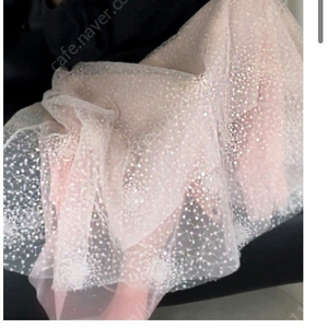 블랑쇼 판타 스퀸튤 M Fanta handmade sequin tulle 1회착용