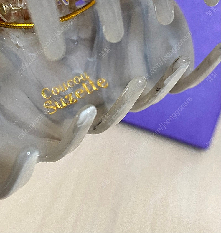 쿠쿠수제트 집게핀 회색고양이 새상품 이미지