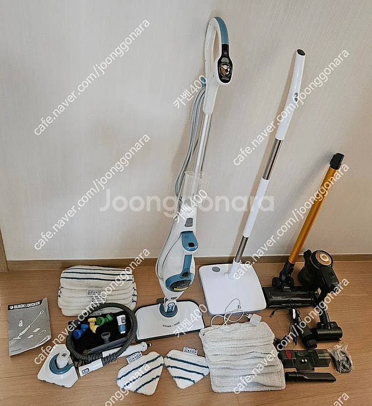 블랙엔데커 스팀청소기 , 샤오미 물걸레청소기 , 디베아...--0