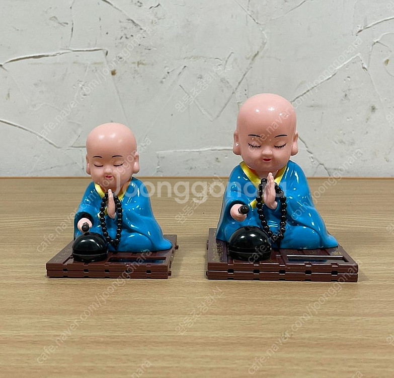 목탁치는 스님 동자 태양열 불교용품 동자승 노호혼 염불...--1