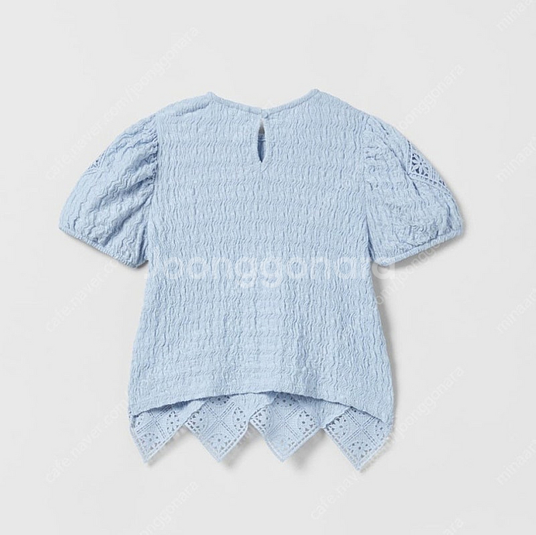 (8-9y.130cm) ZARA 자라 레이스 크로셰 블...--1