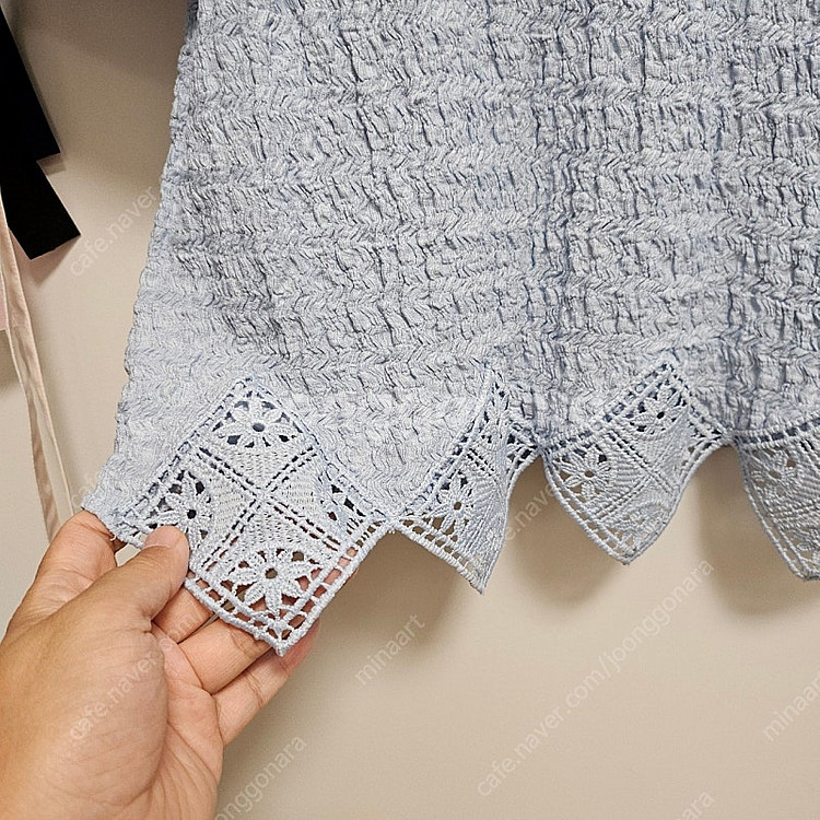(8-9y.130cm) ZARA 자라 레이스 크로셰 블...--3