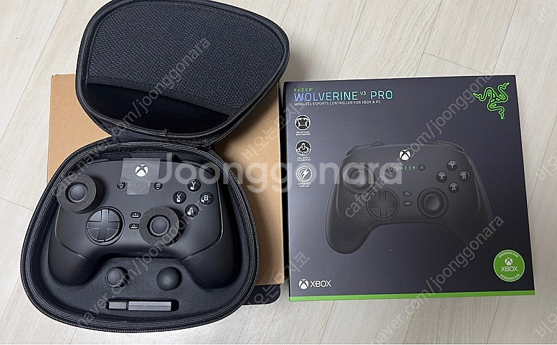 Razer wolverine v3 pro 정품 블랙--1