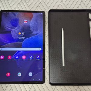갤럭시탭 S7 FE(sm-t733) 64gb 펜, 케이스포함 인천직거래, 택배가능 테블릿 태블릿