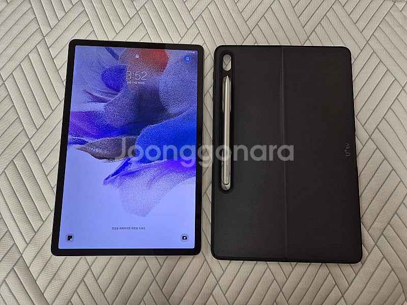 갤럭시탭 S7 FE(sm-t733) 64gb 펜, 케이...--1