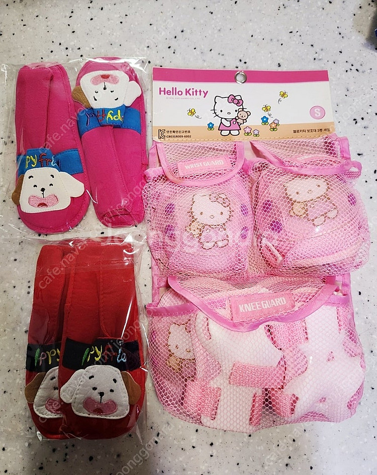 헬로키티 유아동3종보호대셋트--0