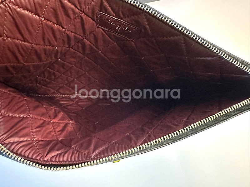 (정품)샤넬 가방 클러치 마드모아젤 금장 택포--6