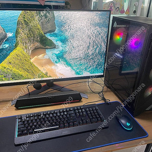 7500F RTX4070 SUPER 본체 32인치 2K 144Hz 모니터 풀셋