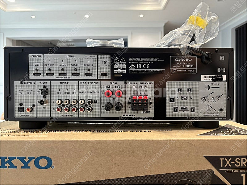 온쿄 AV 리시버 TX-SR393--3