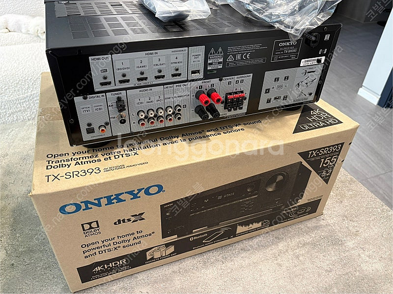 온쿄 AV 리시버 TX-SR393--4