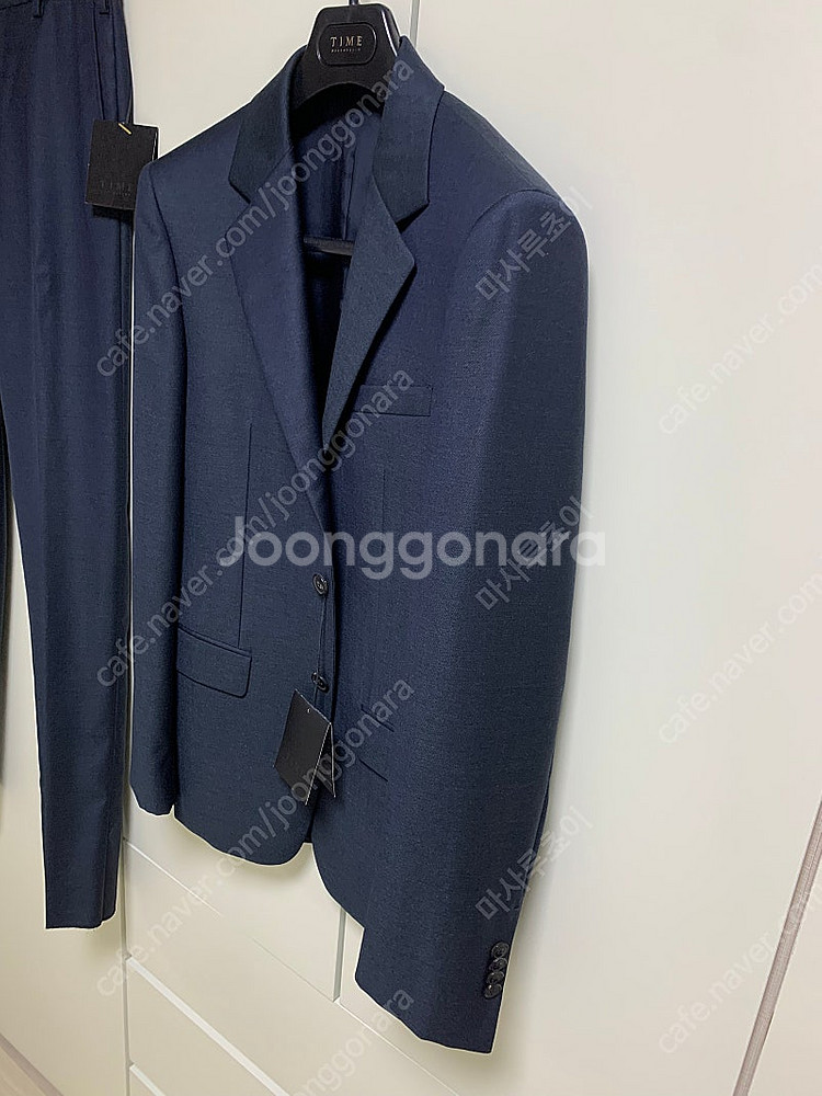 타임옴므 인디고 네이비 수트 정장 46/78 택달린 미...--3