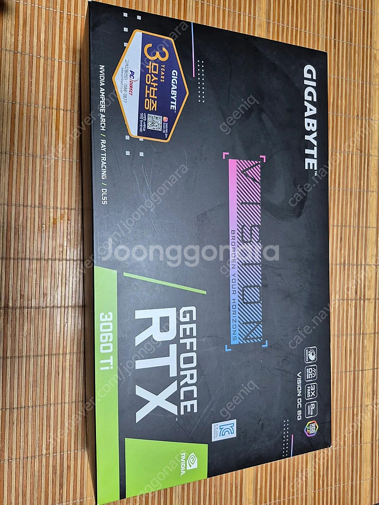 기가바이트 지포스 3060ti 비전 / 2060 oc--0