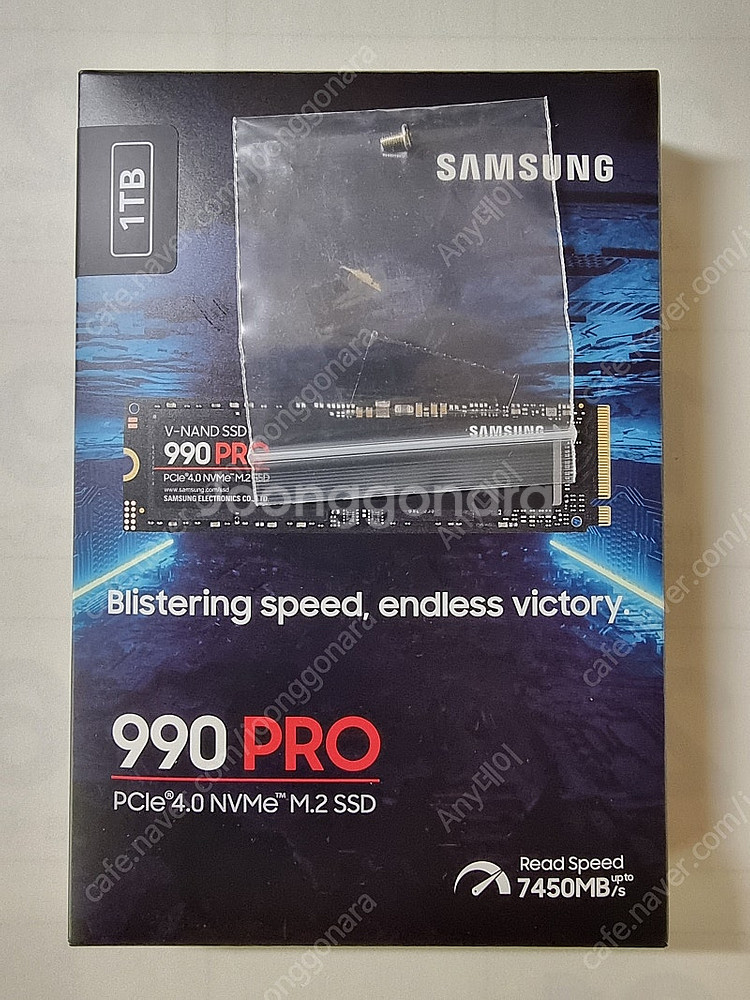 삼성 990 PRO SSD 1TB 미개봉 새상품 판매--0