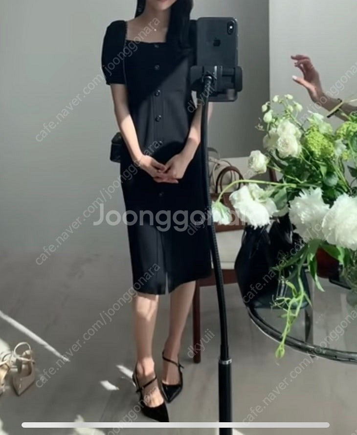 새상품) 시에 sie 오브 슬릿 드레스--1