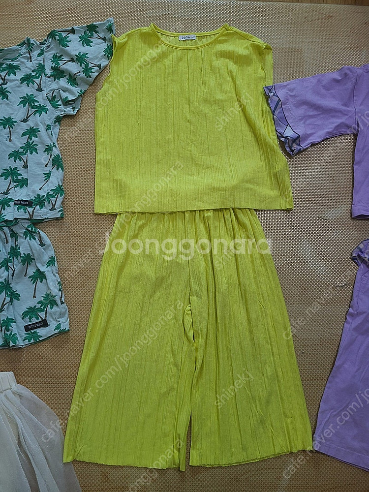 여아 130 여아 바지 상하세트 여아 7세 8세 9세--3