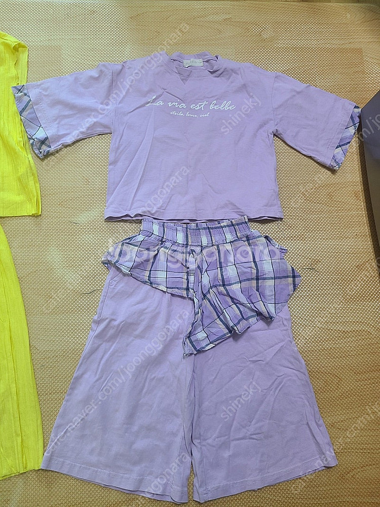 여아 130 여아 바지 상하세트 여아 7세 8세 9세--4