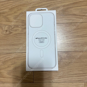 아이폰 16 프로 맥스 정품 맥세이프 투명 케이스 팝니다