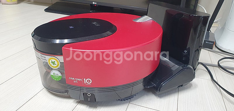 LG 코드제로 R9 보헤미안 레드 로봇청소기 판매--2