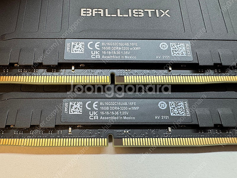 크루셜 발리스틱스 3200 DDR4 32GB (2x16...--4