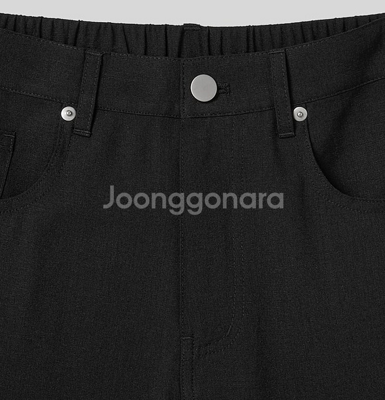 여성 여자 밴딩 와이드 팬츠 슬랙스 바지 에잇세컨즈--1