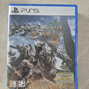 PS5 몬스터 헌터 와일즈+스틸북 싸게 팝니다.