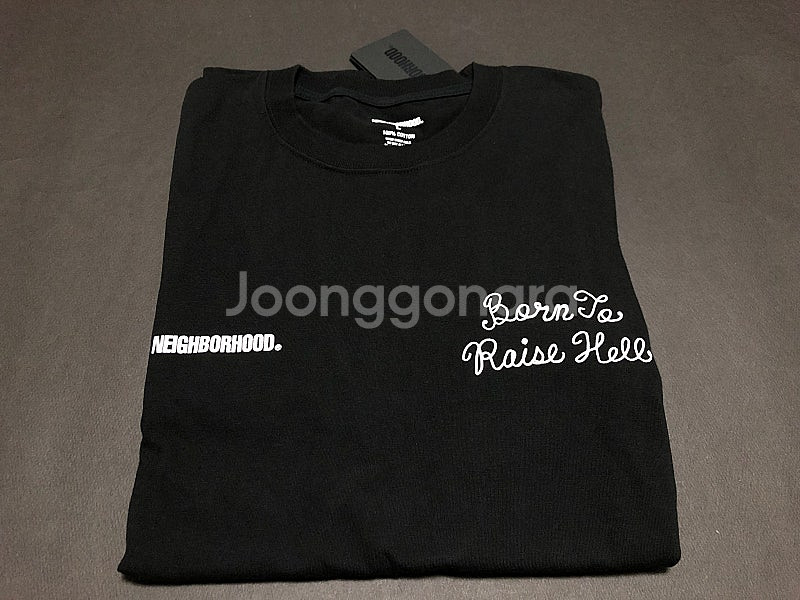 네이버후드 NH.9 롱 슬리브 블랙--3