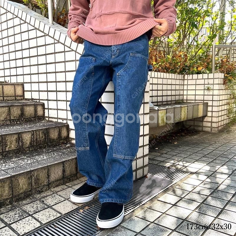 칼하트 더블니 B73 DST 다크스톤 카펜터 워크웨어 ...--2