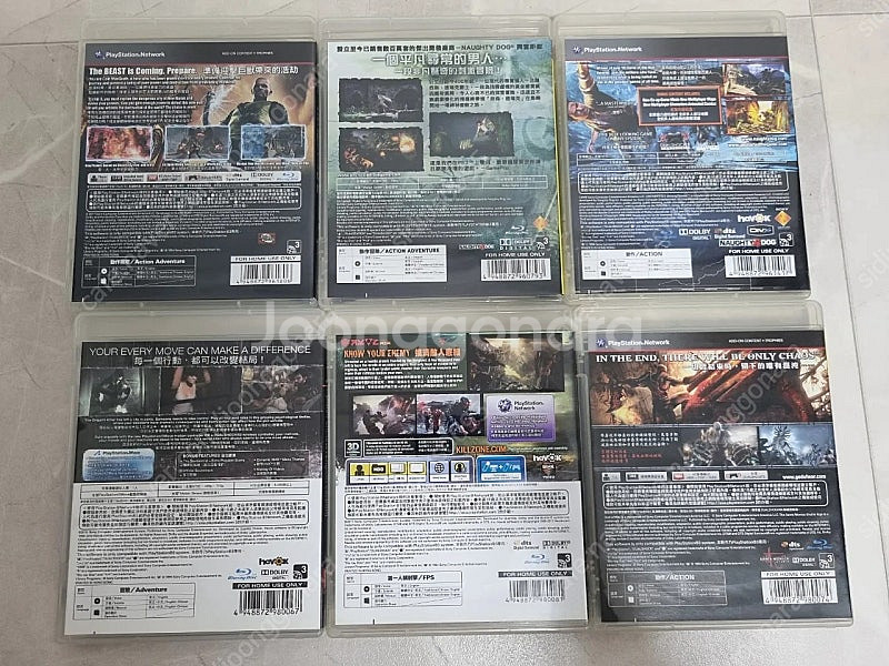 PS3 게임 CD 타이틀 6종(아시아판)--1