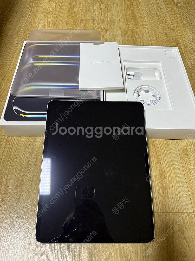 아이패드프로 M4 13인치 256기가 셀룰러 실버 애케...--0