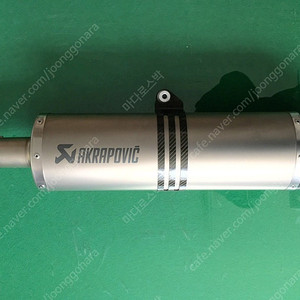 [중고]BMWF650GS/F700GS/F800GS 아크라포빅 레이져각인 중고 머플러(새제품 가격:180만원)