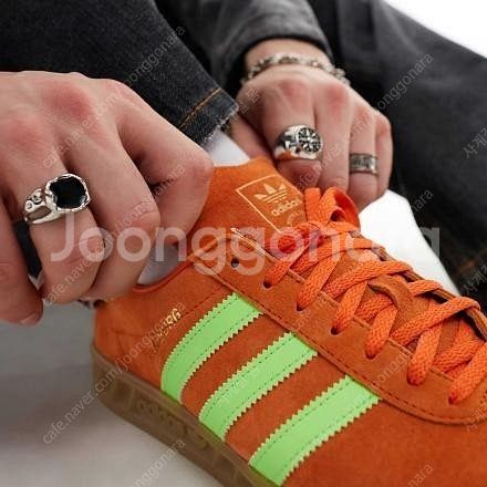 아디다스 오리지널 가죽 남녀공용 함부르크 소가죽스니커즈...--2