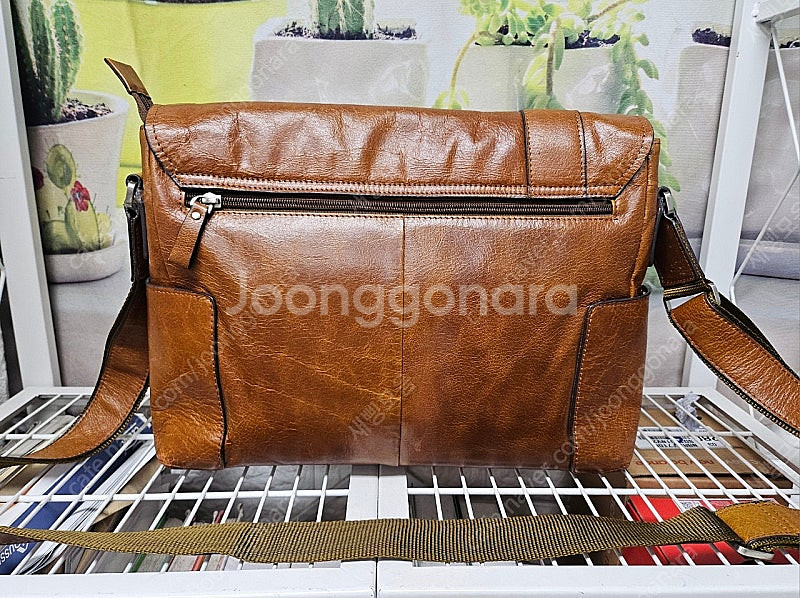 Tough worker 가죽 빈티지 메신저백 서류가방 ...--2