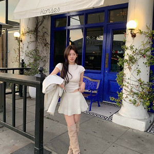 샵리즈leeds 블러썸니트 셋업 아이보리