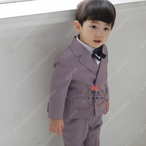 남아 돌아기 퍼플 연보라색 수트&구두