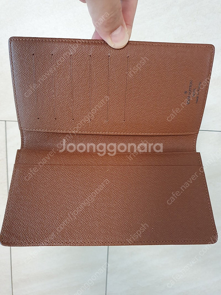 정품 루이비통 모노그램 장지갑(사용감적음)--5