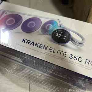 NZXT KRAKEN ELITE V2 360 RGB (화이트) 크라켄 엘리트 V2 Z73 LCD 수냉쿨러