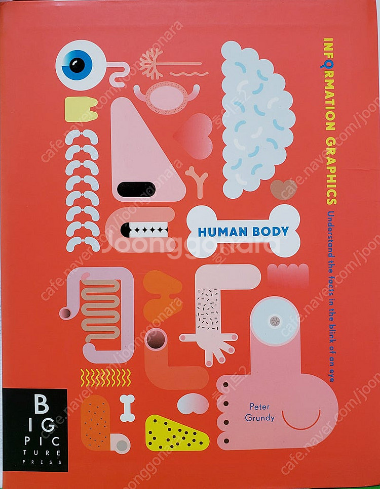 인포메이션 그래픽 디자인 책. 인체. 아트.미술.그림--0