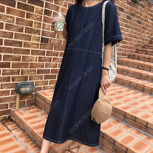 임부복 루즈핏 데님원피스