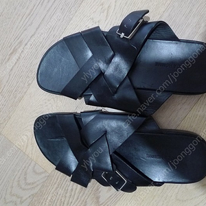 소다옴므 가죽 슬리퍼 신품