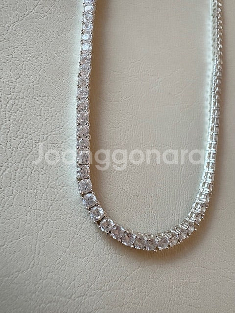 테니스 목걸이 (3mm)- 새상품--1