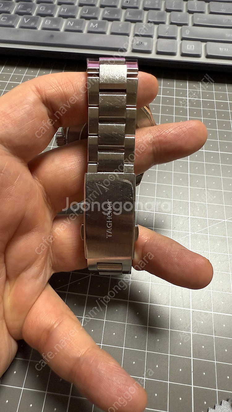 태그호이어 아쿠아레이서 오토 검판 43mm WAY201...--5