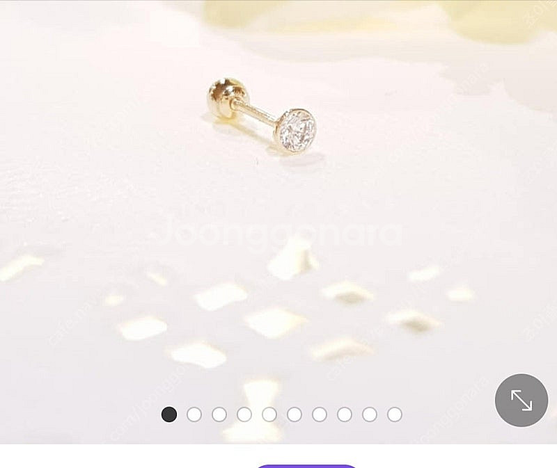 미니골드 14k피어싱--1