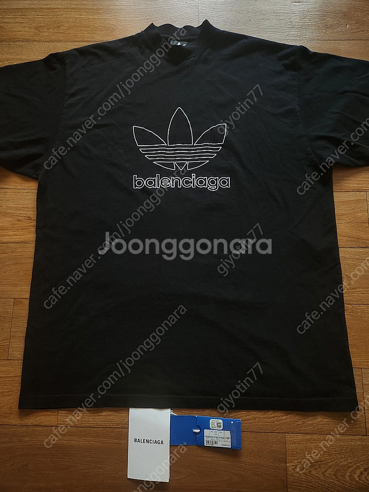 발렌시아가 아디다스 반팔 티셔츠--0